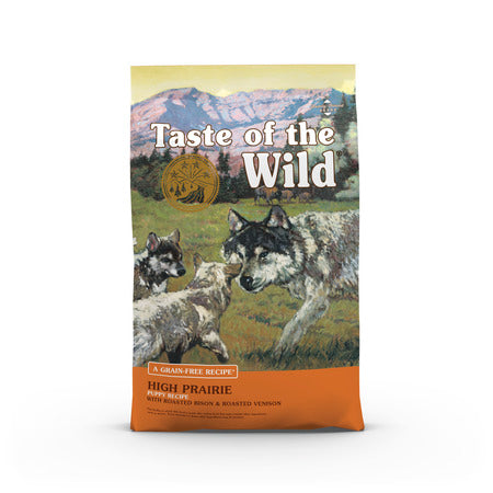 Taste of the Wild High Prairie Puppy Recipe with Roasted Bison & Roasted Venison Dry Dog Food - 28lb