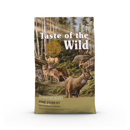 Taste of the Wild Pine Forest Canine Recipe with Venison & Legumes Dry Dog Food - 5lb