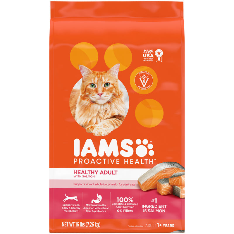 Iams ProActive Health Original with Salmon and Tuna Dry Cat Food - 7 lb