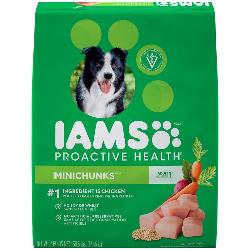 Iams ProActive Health Adult MiniChunks Dry Dog Food 15lb
