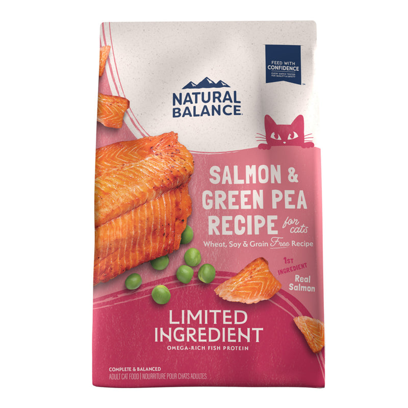 Natural Balance L.I.D. Limited Ingredient Diets Green Pea & Salmon Dry Cat Food - 10 lb