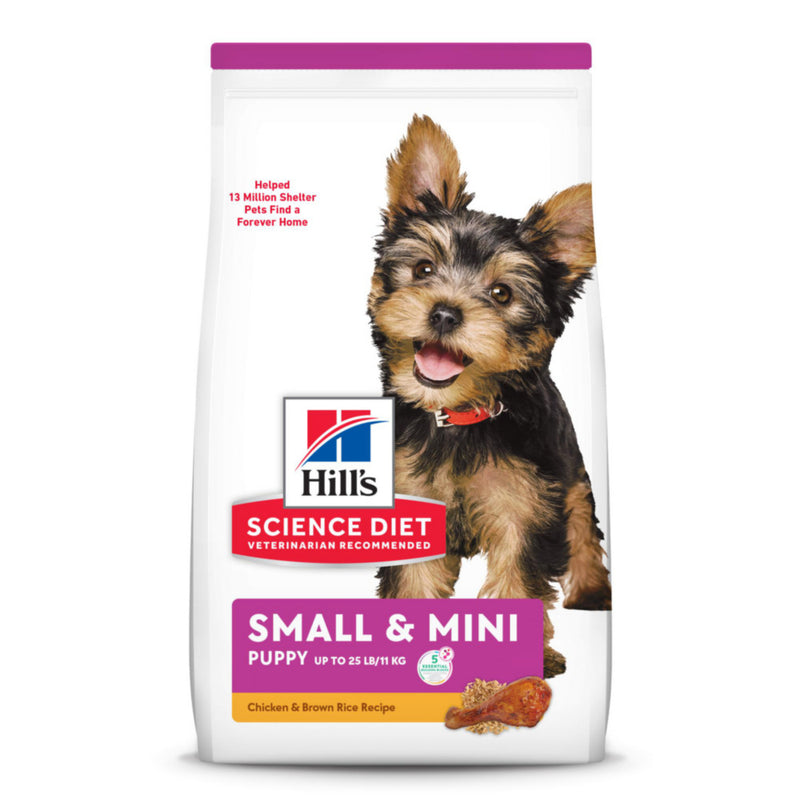 Hill's Science Diet Puppy Small & Toy Breed Chicken Meal, Barley, & Brown Rice Recipe Dry Dog Food - 15.5 lb