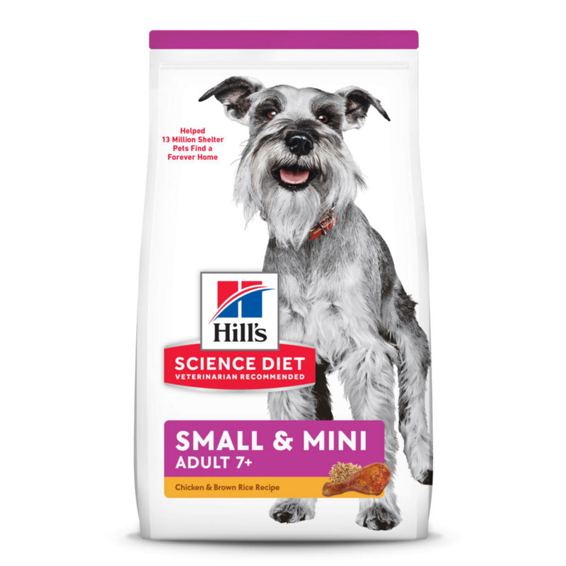 Hill's Science Diet Adult 7+ Small & Toy Breed Chicken Meal, Brown Rice, & Barley Recipe Dry Dog Food - 15.5 lb