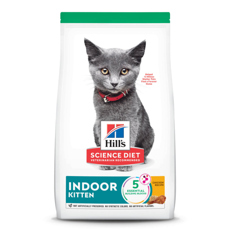 Hill's Science Diet Kitten Indoor Chicken Recipe Dry Cat Food - 7 lb