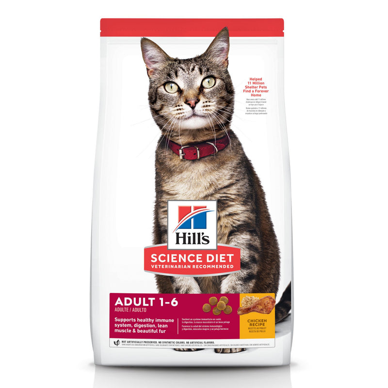 Hill's Science Diet Adult Chicken Recipe Dry Cat Food - 7 lb