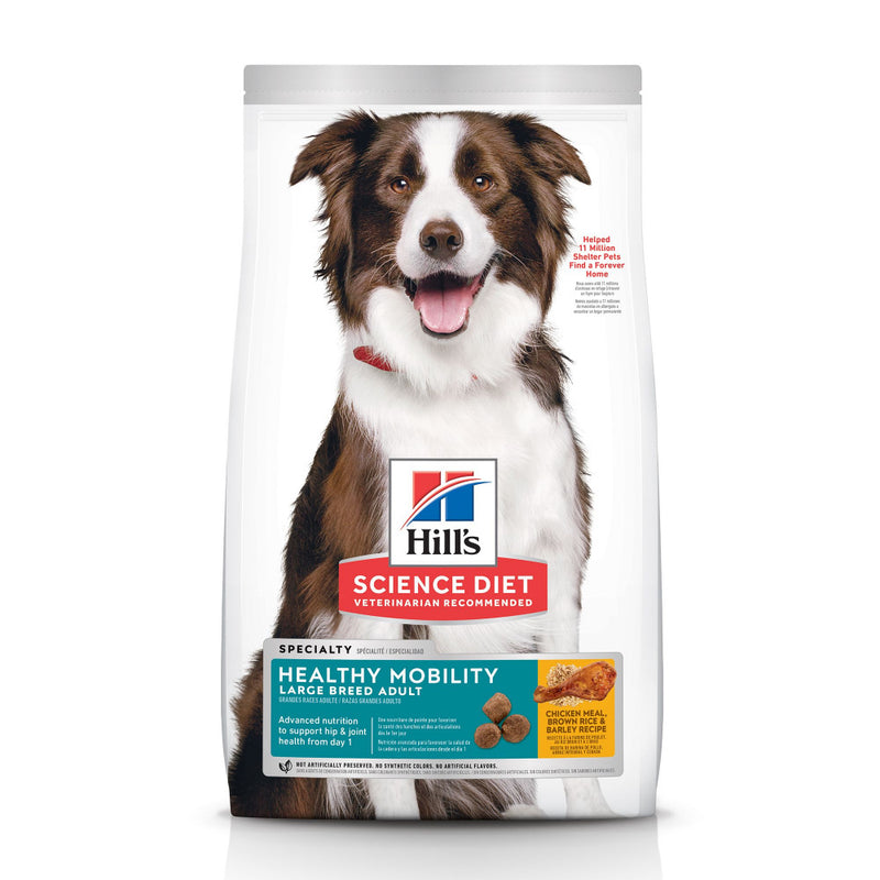Hill's Science Diet Adult Healthy Mobility Large Breed Chicken Meal, Brown Rice, & Barley Recipe Dry Dog Food - 30 lb