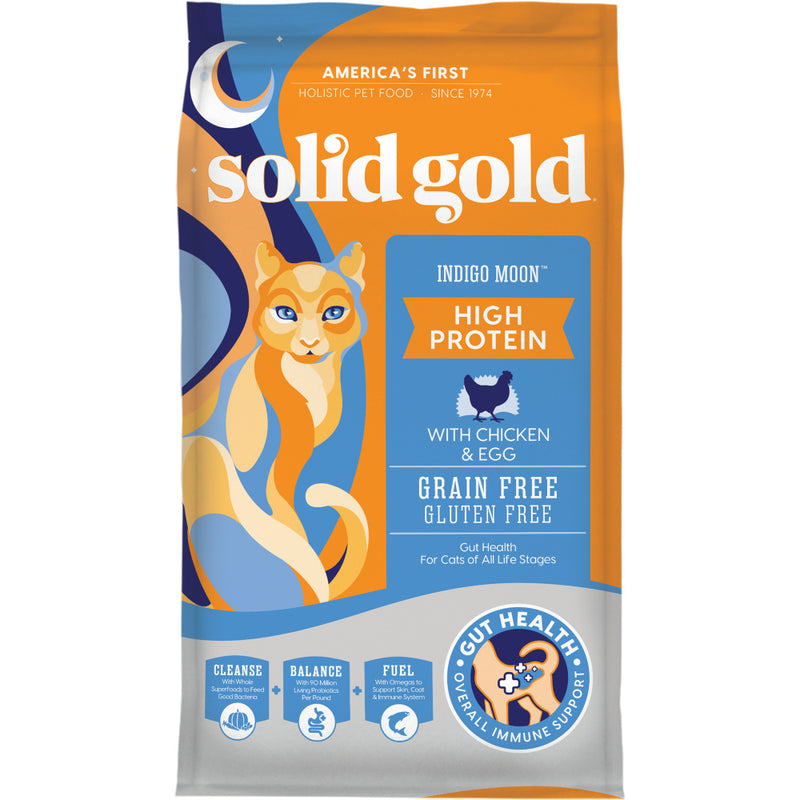 Solid Gold Indigo Moon with Chicken & Eggs Dry Cat Food - 6 lb