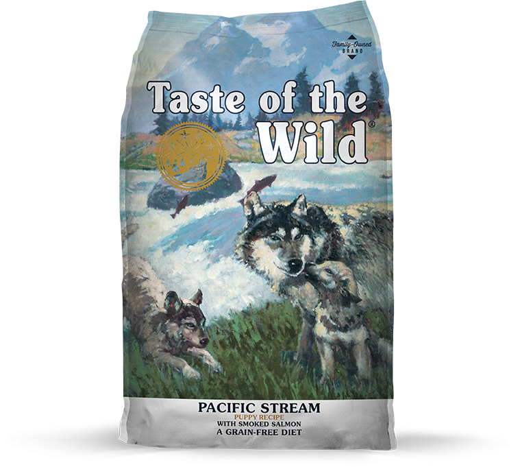 Taste Of The Wild Pacific Stream Smoked Salmon Puppy Dry Food - 14 lb