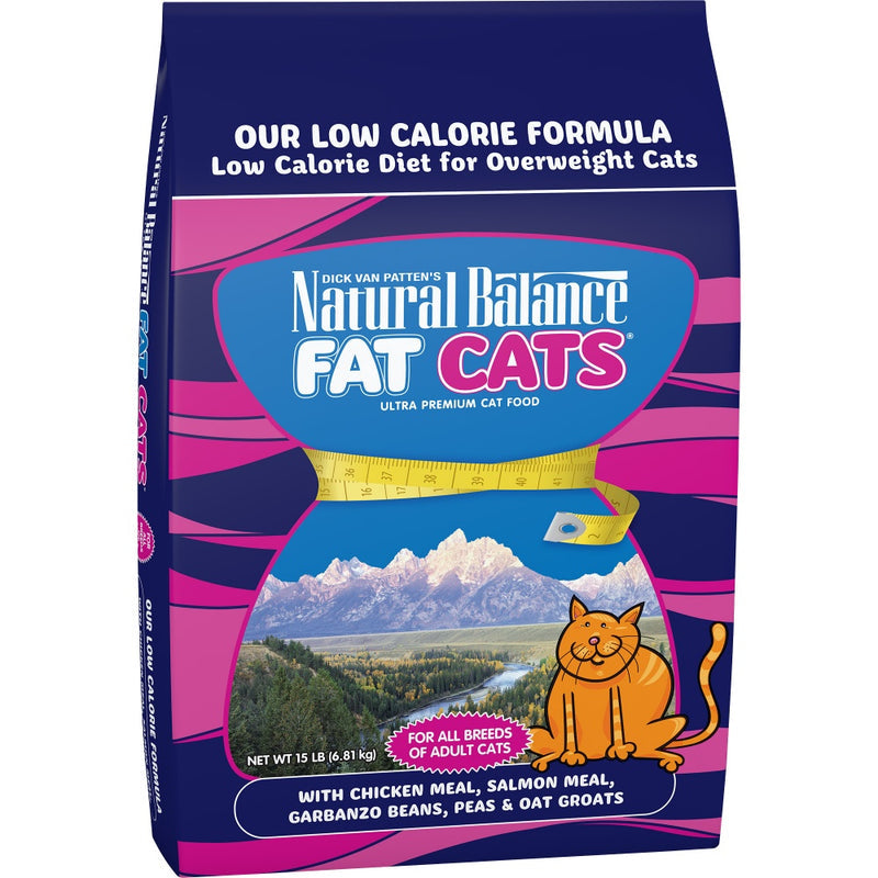 Natural Balance Fat Cats Low Calorie Dry Cat Food - 15 lb