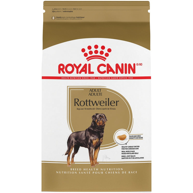 Royal Canin Breed Health Nutrition Rottweiler Adult Dry Dog Food - 30 lb