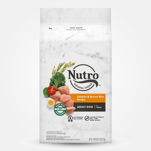 Nutro Wholesome Essentials Adult Farm-Raised Chicken, Brown Rice & Sweet Potato Dry Dog Food - 30 lb