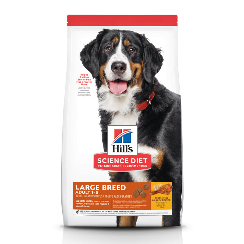 Hill's Science Diet Adult Large Breed Chicken & Barley Recipe Dry Dog Food - 15 lb