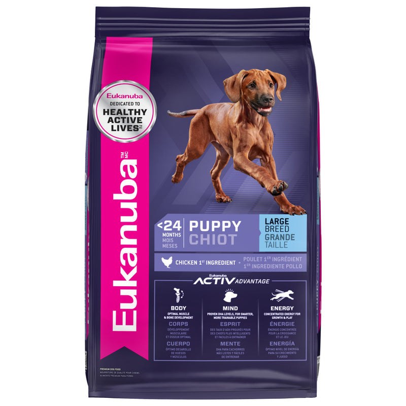 Eukanuba Large Breed Puppy Chicken Formula Dry Dog Food - 30 lb