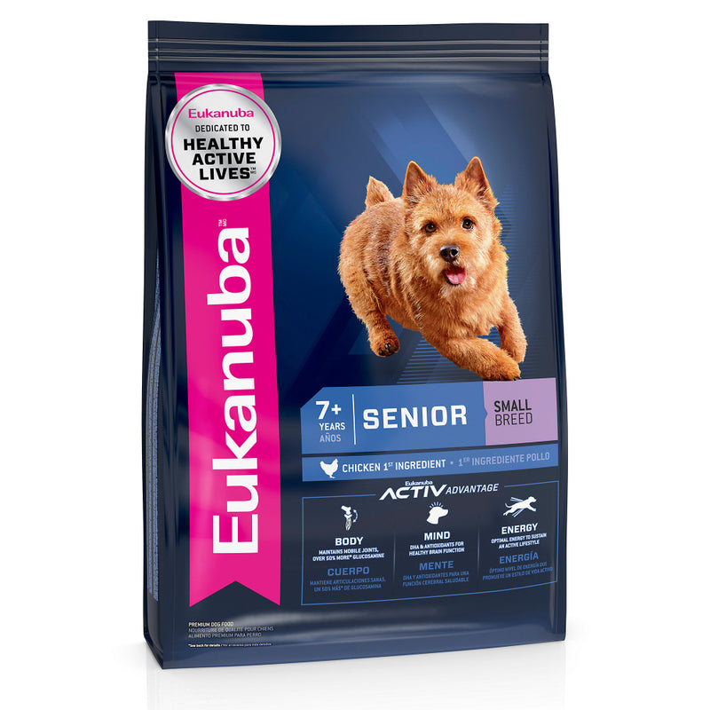 Eukanuba Small Breed Senior Chicken Formula Dry Dog Food - 15 lb