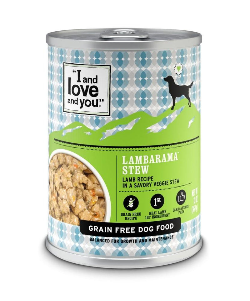 I And Love And You Grain Free Lambarama Stew Canned Dog Food - 13 oz, case of 12