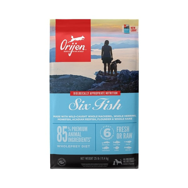 ORIJEN Six Fish Dry Dog Food - 4.5 lb