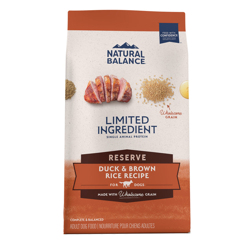Natural Balance L.I.D. Limited Ingredient Diets Duck & Brown Rice Formula Dry Dog Food - 4 lb
