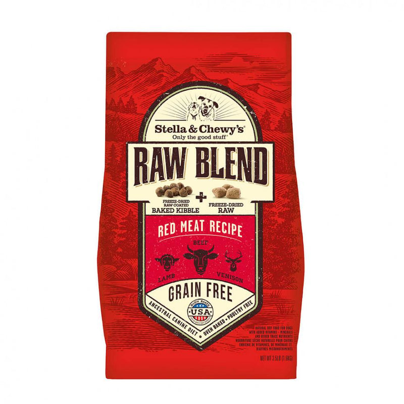 Stella & Chewy's Raw Blend Kibble Red Meat Recipe Dry Dog Food - 10 lb