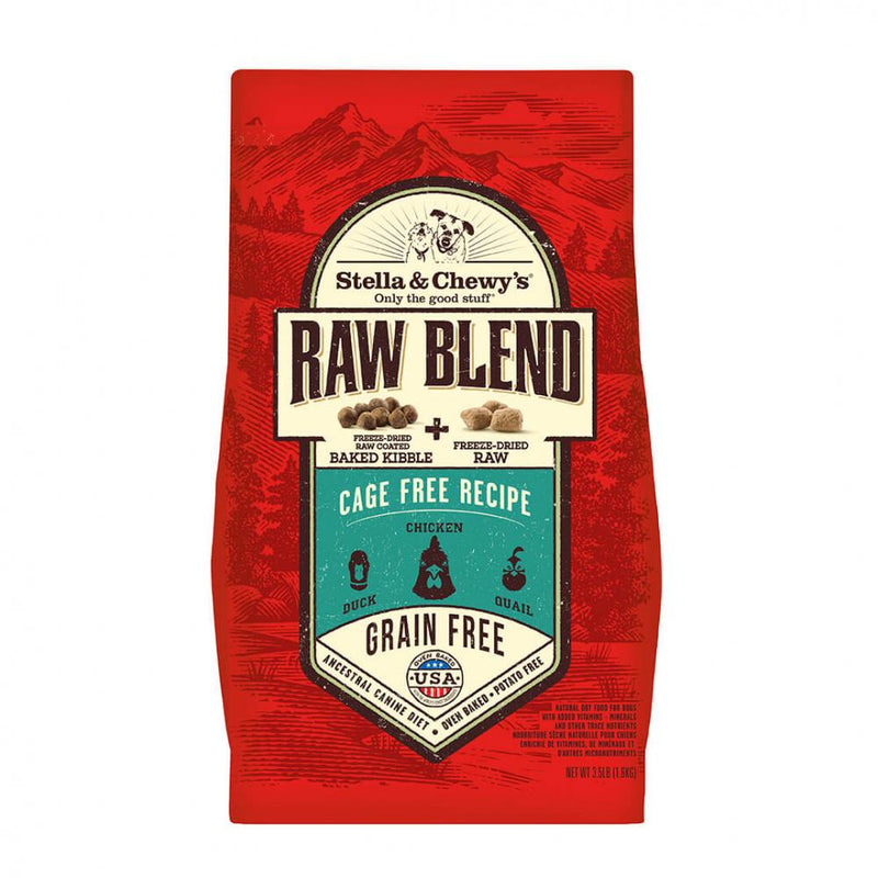 Stella & Chewy's Raw Blend Kibble Cage Free Recipe Dry Dog Food - 10 lb