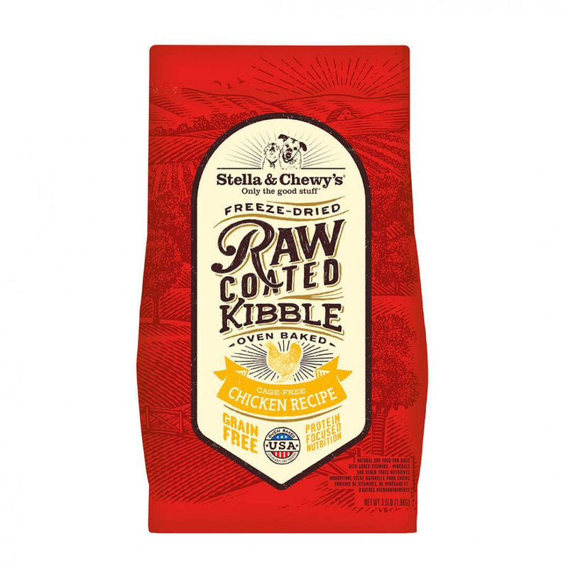 Stella & Chewy's Raw Coated Kibble Cage Free Chicken Recipe Dry Dog Food - 10 lb
