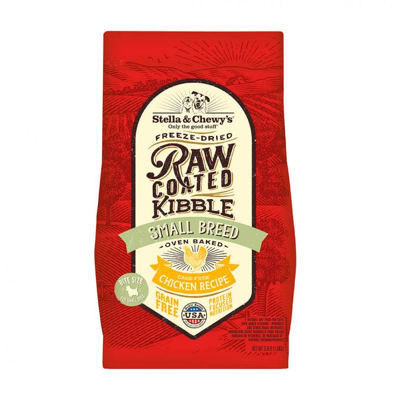 Stella & Chewy's Raw Coated Kibble Cage Free Chicken Recipe Small Breed Dry Dog Food - 10 lb
