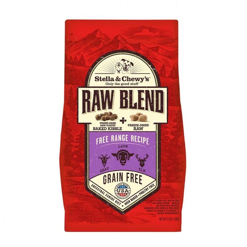 Stella & Chewy's Raw Blend Kibble Free Range Recipe Dry Dog Food - 22 lb