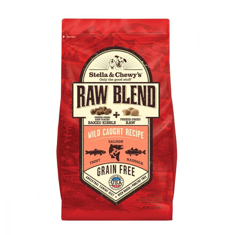 Stella & Chewy's Raw Blend Kibble Wild Caught Recipe Dry Dog Food - 22 lb