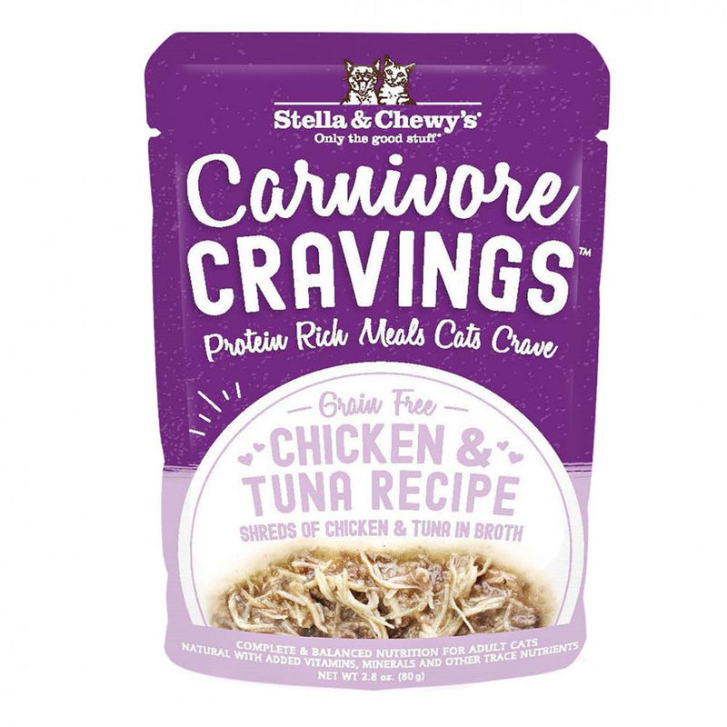 Stella & Chewy's Carnivore Cravings Chicken & Tuna Recipe Wet Cat Food - 2.8 oz