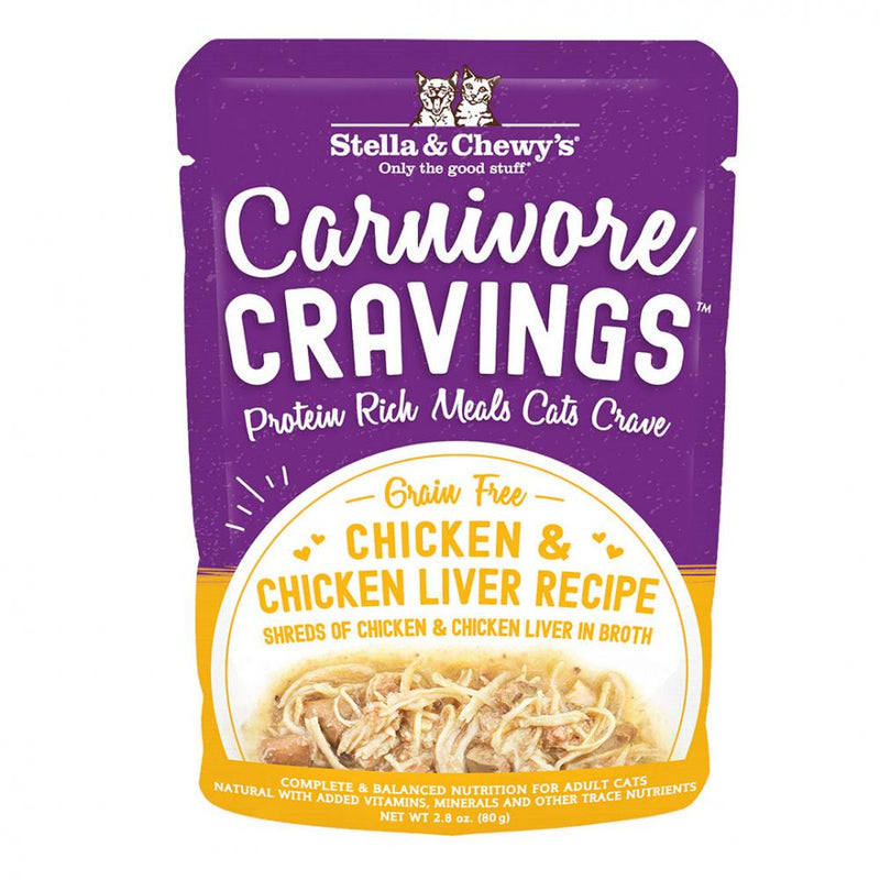Stella & Chewy's Carnivore Cravings Chicken & Chicken Liver Recipe Wet Cat Food - 2.8 oz