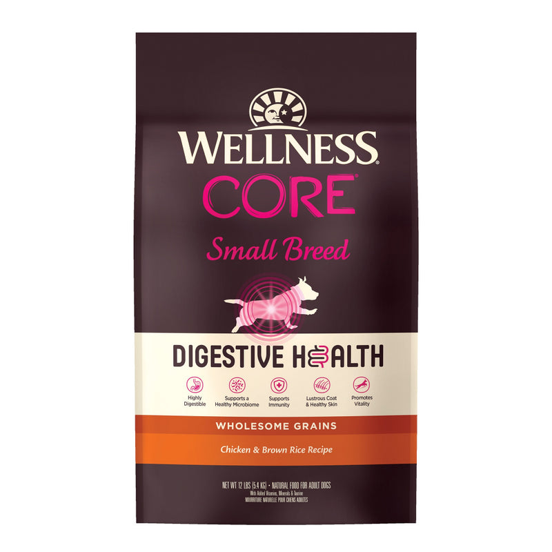 Wellness Core Digestive Health Chicken Recipe Small Breed Dry Dog Food - 4 lb