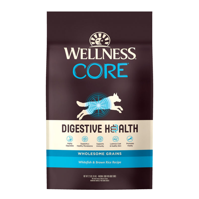 Wellness Core Digestive Health Whitefish Recipe Dry Dog Food - 4 lb