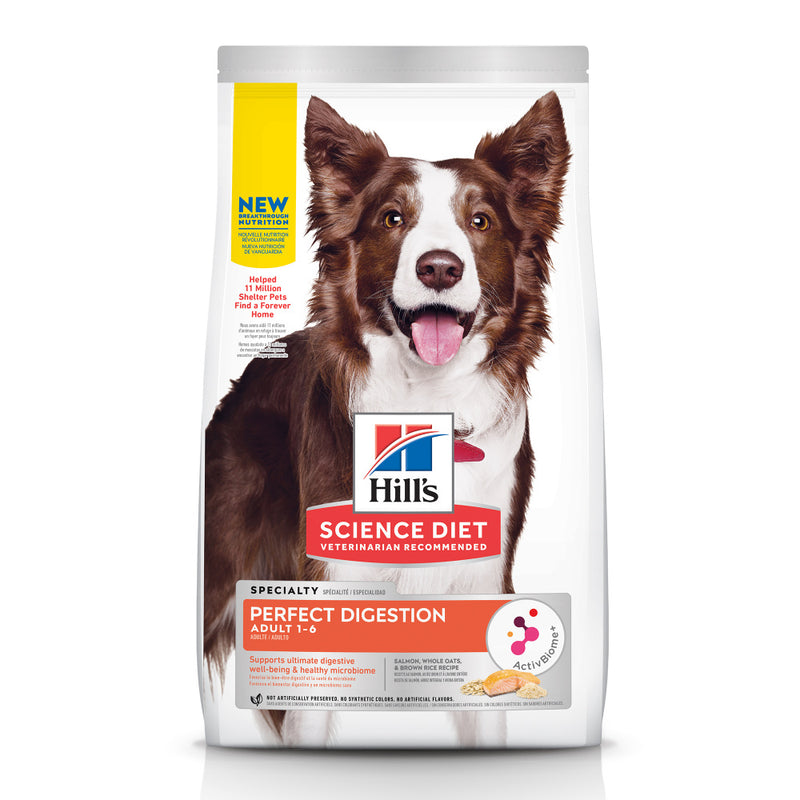Hill's Science Diet Adult Perfect Digestion Salmon Dry Dog Food - 3.5 lb