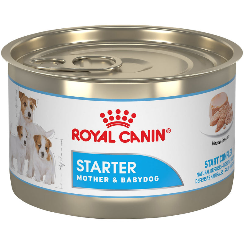 Royal Canin Size Health Nutrition Starter Mother & Babydog Mousse In Sauce Canned Dog Food - 5.1 oz, case of 24