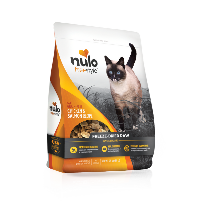 Nulo FreeStyle Cat Freeze-Dried Raw Chicken & Salmon - 3.5oz