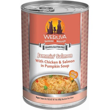 Weruva Jammin Salmon with Chicken & Salmon in Pumpkin Soup Canned Dog Food