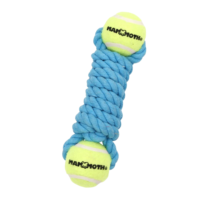 Mammoth Pet Mini 7.5-in Twister Bone with 2 Mini Balls Dog Toy