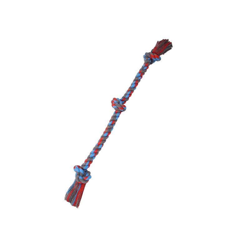 Mammoth Pet XL 36-in Cotton-Poly Color 3 Knot Rope Tug Dog Toy