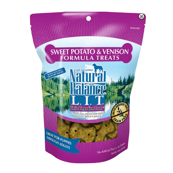 Natural Balance L.I.T. Limited Ingredient Treats Venison and Sweet Potato Dog Treats