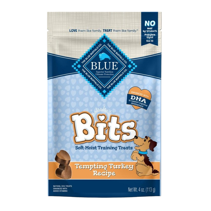 Blue Buffalo Bits Tempting Turkey Natural Soft-Moist Training Treats