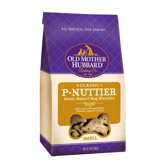 Old Mother Hubbard Crunchy Classic Natural P-Nuttier Small Biscuits Dog Treats