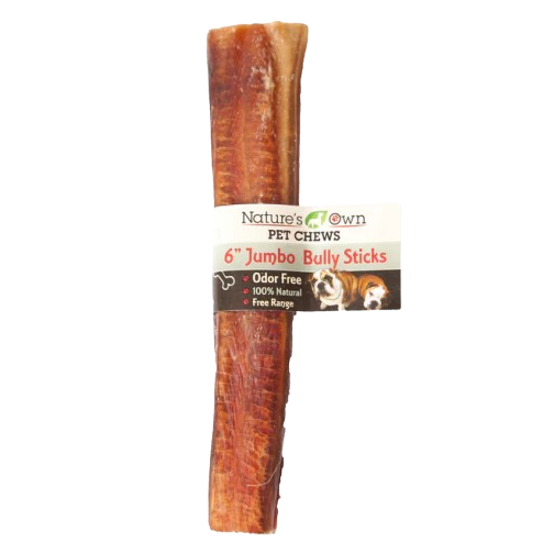 Nature's Own USA Odor-Free Jumbo Bully Sticks