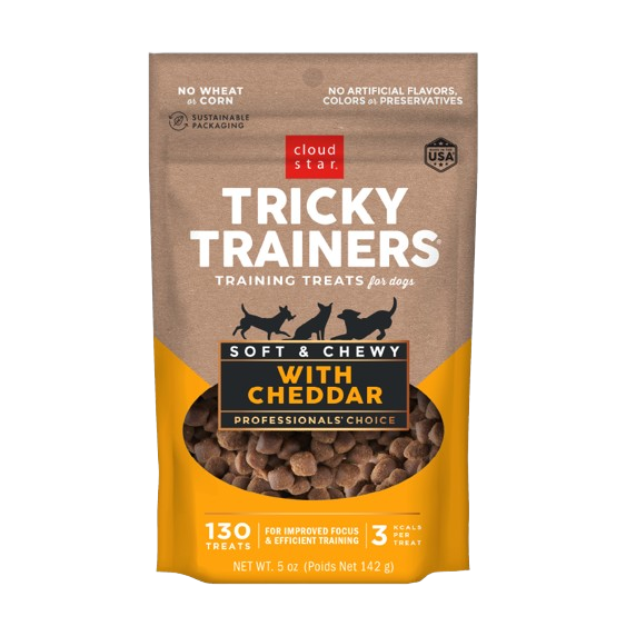 Cloud Star Chewy Tricky Trainers Cheddar Dog Treats