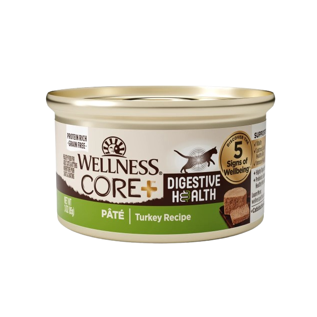 Wellness Core Digestive Health Turkey Pate Recipe Canned Cat Food