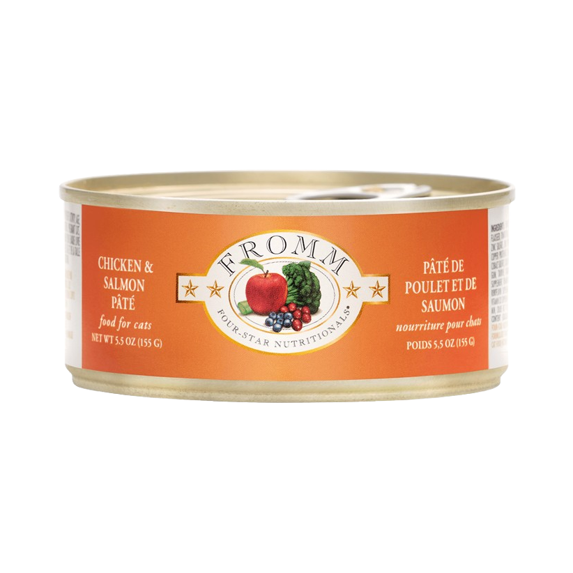 Fromm Four Star Grain Free Chicken & Salmon Pate Canned Cat Food