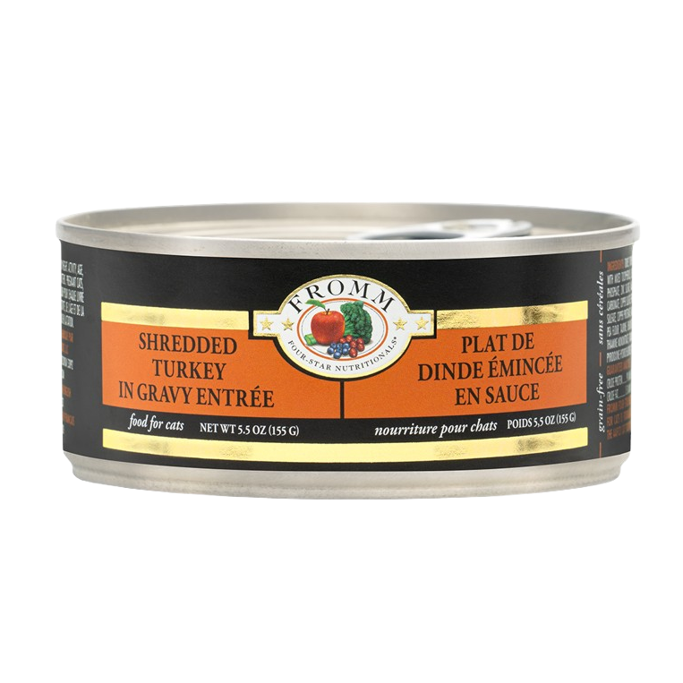Fromm Shredded Turkey in Gravy Entree Canned Cat Food