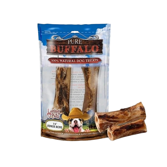 Pure Buffalo Meaty Femur Bone Dog Treats