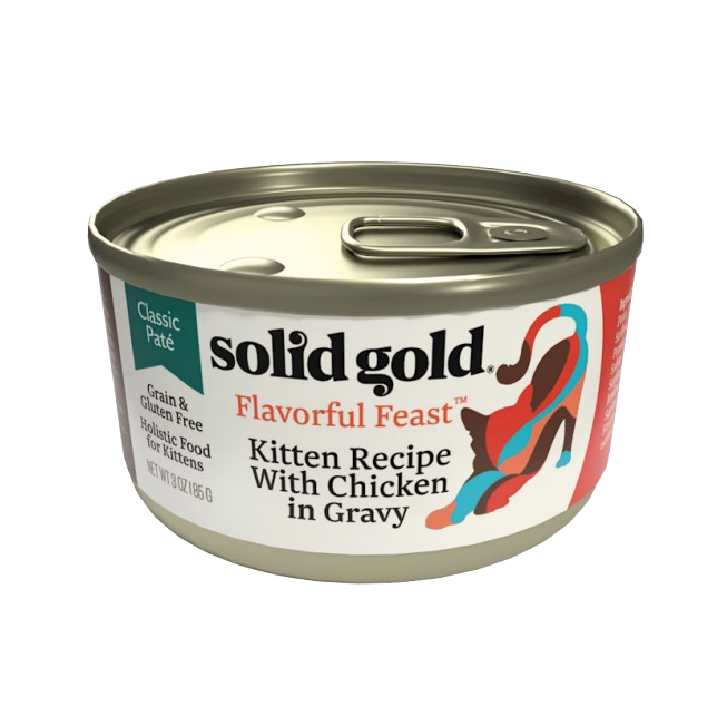 Solid Gold Flavorful Feast Grain Free Kitten Recipe with Chicken Canned Cat Food