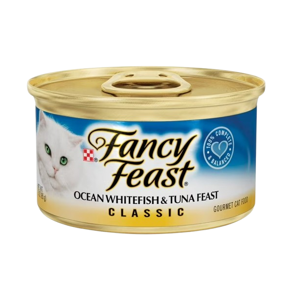 Fancy Feast Grilled Ocean Whitefish and Tuna Canned Cat Food