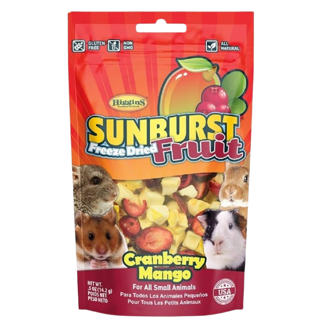 Higgins Sunburst Freeze Dried Fruit Cranberry Mango Treat