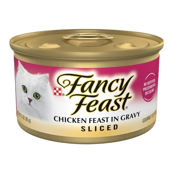 Fancy Feast Sliced Chicken Feast in Gravy Canned Cat Food
